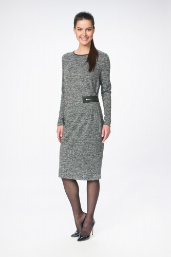  Платье М-1369 серый