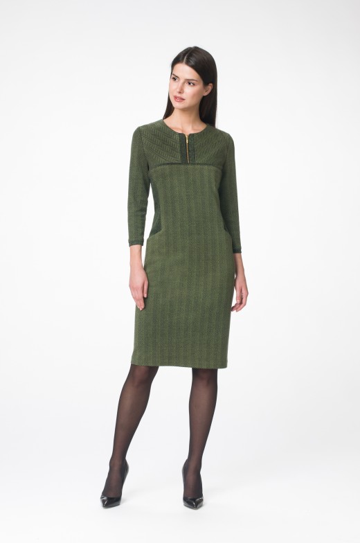  Платье М-1555 зеленый